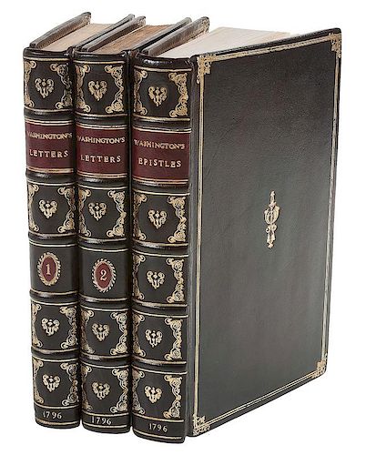 [Americana - Revolutionary War - George Washington] Three Volumes of Washington's War Era Letters Published in New York in 17