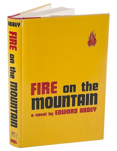 [Literature - American West] 1st Edition of Fire on the Mountain by Edward Abbey, Fine Condition in Near Fine Dust Jacket