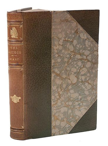 [Americana - Mexico] The Aztecs by Lucien Biart, 1887 in Fine Binding