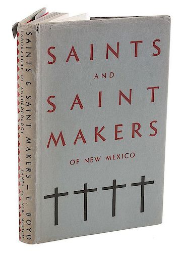 [Americana - Southwestern Art] New Mexican Carved Wooden Santos -- Book Designed by Merle Armitage, 1946