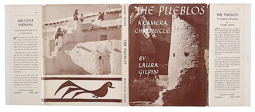 [Photography - Americana] Laura Gilpin's Classic Work -- The Pueblos - First Edition in Dust Jacket