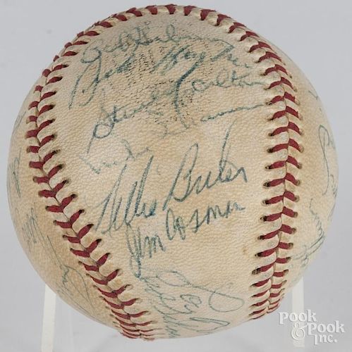 1968 St. Louis Cardinals team signed baseball