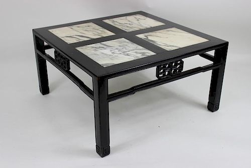 Chinese Marble Insert Coffee table