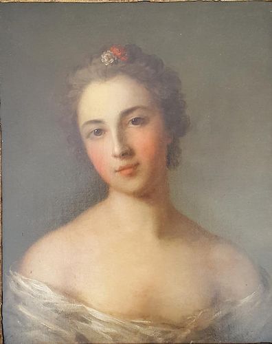 Old Master French Portrait of Lady Jean-Marc Nattier, attr.