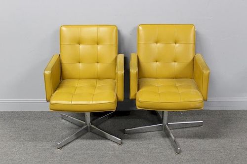MIDCENTURY, Shaw and walker Pair Of Swivel