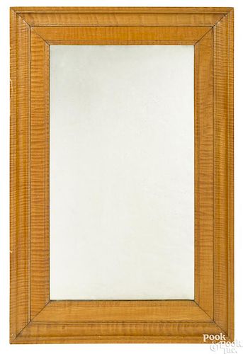 Pennsylvania tiger maple mirror, 19th c.