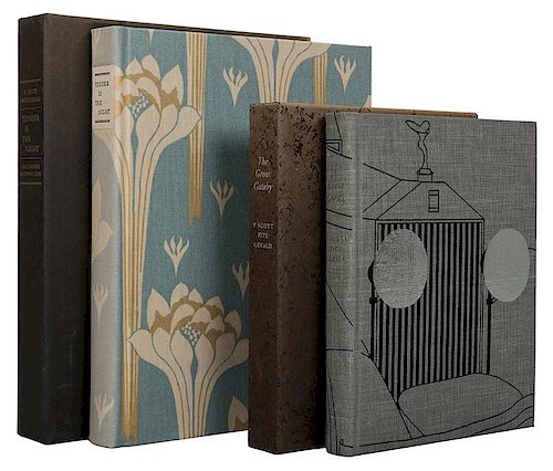 Two Volumes by F. Scott Fitzgerald by The Limited Editions Club.