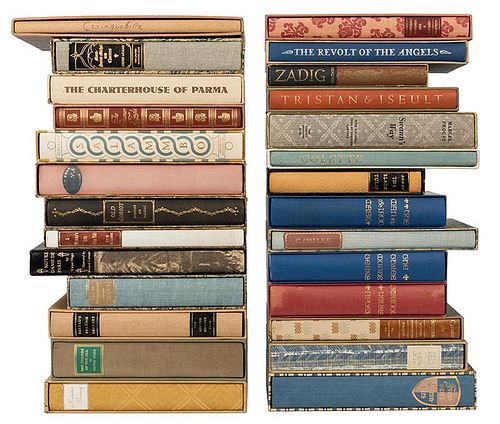 Lot of 27 Volumes of French Literature by The Limited Editions Club.