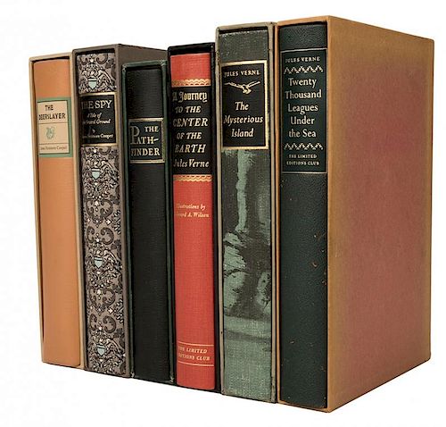 Six Classic Adventure Novels by The Limited Editions Club.