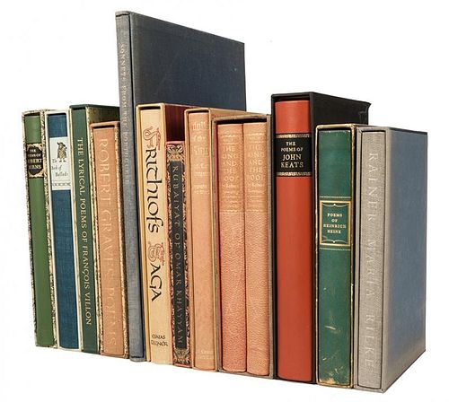 Group of Eleven Volumes of Poetry by The Limited Editions Club.