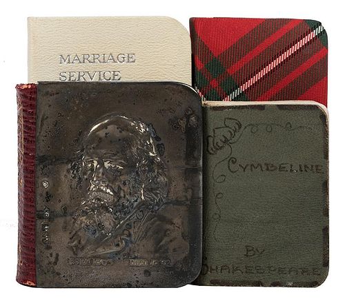 Lot of Four Miniature Books Printed by David Bryce, Eyre and Spottiswoode, and Andersons.