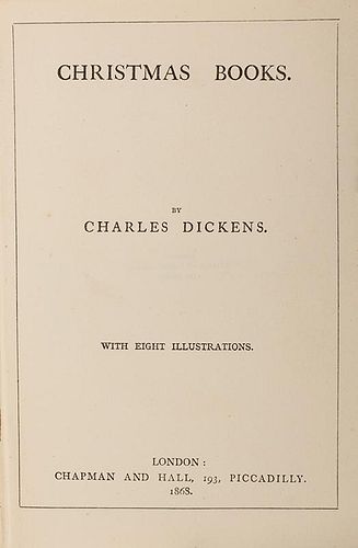 Dickens, Charles. Christmas Books.