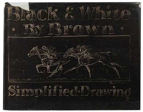Brown, Paul. Black & White. Simplified Drawing.
