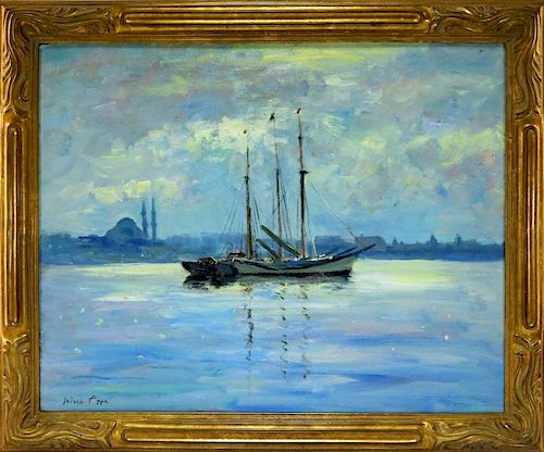 Ninno Pippa Tonal Impressionist Coastal Painting