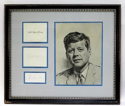 Jacqueline Kennedy JFK Autograph Document Group