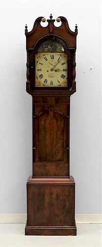 Zaccheus Dyson Sheffield Chippendale Tall Clock