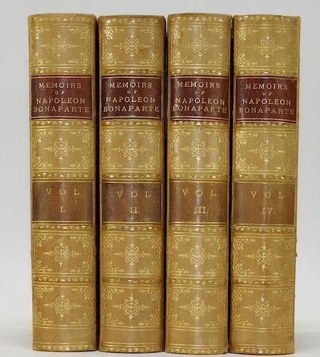Memoirs of Napoleon Bonaparte Bourrienne 4 Vols