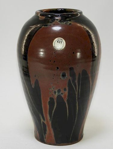 Aft. Shoji Hamada Japanese Art Studio Pottery Vase