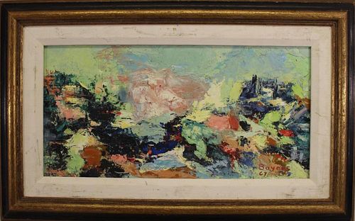Boyers, Signed 20th C. Abstract Painting