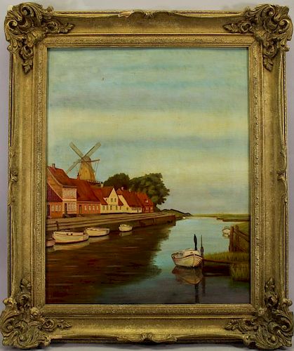 A. V. Shris (Holland) River Landscape, 1900