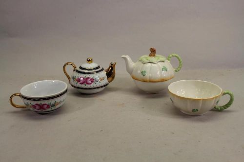 (2) Tea Pots w/ Cups