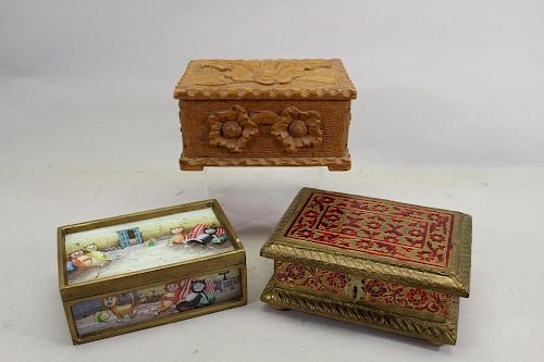 (3) Assorted Jewelry Boxes
