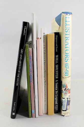 (9) Assorted Art Reference Books