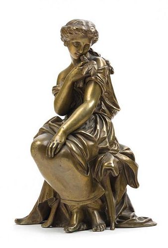 * After Mathurin Moreau, (French, 19th Century), Allegorical Figure