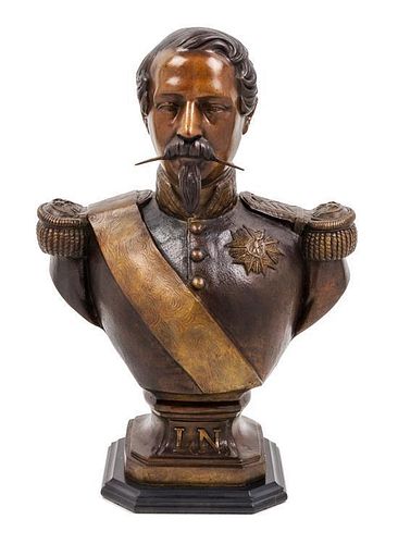 Artist Unknown, (French, 19th Century), Bust of Napoleon III, 1859