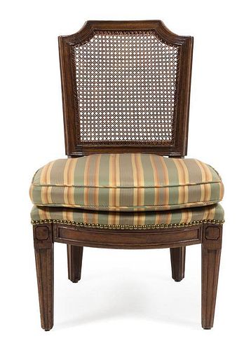 An Italian Fruitwood Side Chair