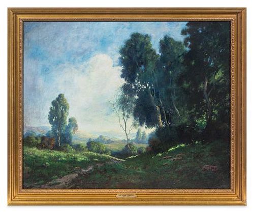 * Carl Henrik Jonnevold, (Norwegian, 1856-1955), Morning Landscape, California