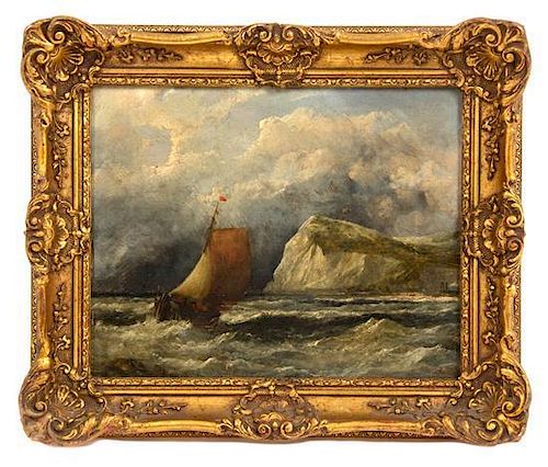 * Possibly Edwin Hayes and Artist Unknown, (British, 1820-1904) and (19th Century), Ships at Sea (two works)