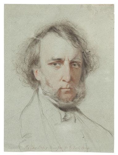Emily Banks, (British, 19th Century), Portrait of Charles Dickens