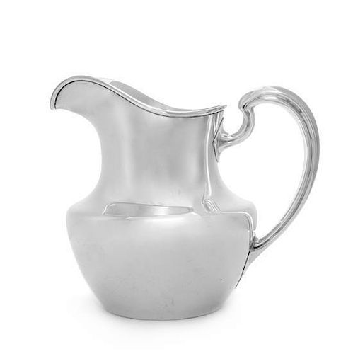 * An American Silver Water Pitcher, Gorham Mfg. Co., Providence, RI, 1911, pattern A8026.
