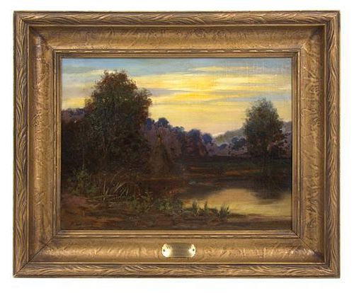 * William V. Georg, (American, 1853-1923), Forest Landscape
