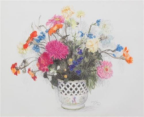 Edmund Collins, (American, 20th Century), Floral Still Life
