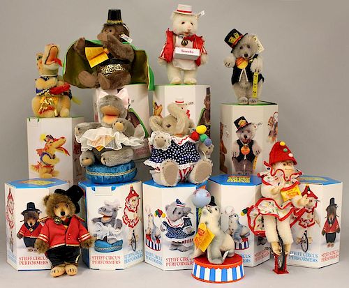 (2) STEIFF GOLDEN AGE OF CIRCUS SETS