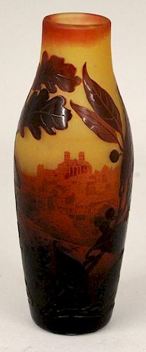 FRENCH CAMEO GLASS VASE