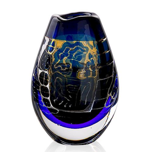EDVIN OHRSTROM Ariel glass vase