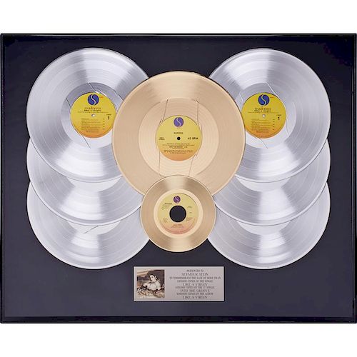MADONNA; SIRE RECORD CO. Gold and platinum records