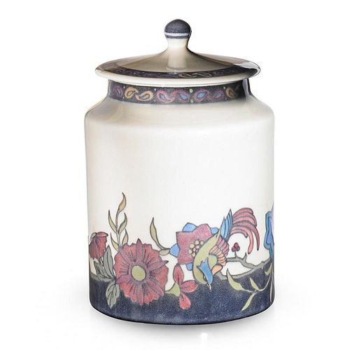 PATTI CONANT; ROOKWOOD Jewel Porcelain jar