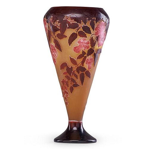 GALLE Fine and large vase