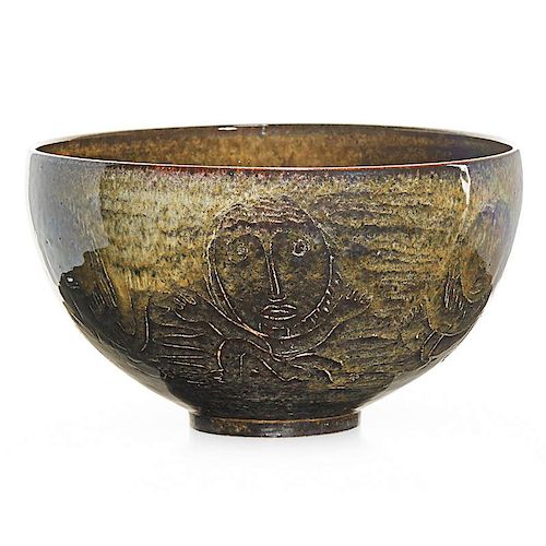 EDWIN AND MARY SCHEIER Early bowl