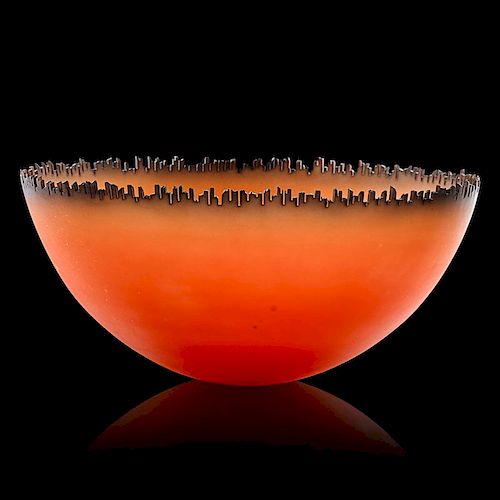 JAY MUSLER Large glass bowl