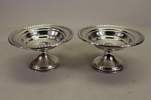 (2) Sterling Silver Compotes
