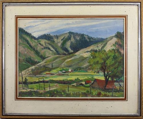 "Outside Boise Idaho 1954" George Straub
