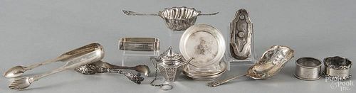 Group of sterling silver table accessories, 13.7 ozt.