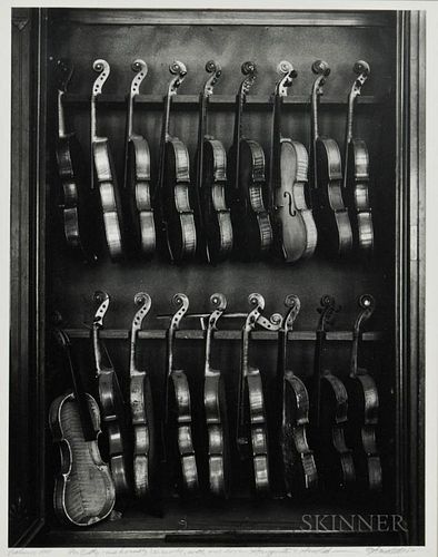 Arnold Newman (American, 1918-2006)  Violins, Philadelphia