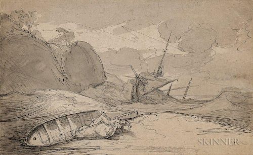 Benjamin West (American, 1738-1820)  Shipwreck
