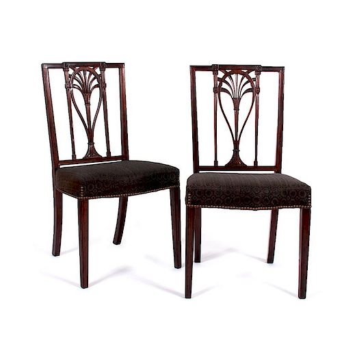Pair Sheraton Side Chairs